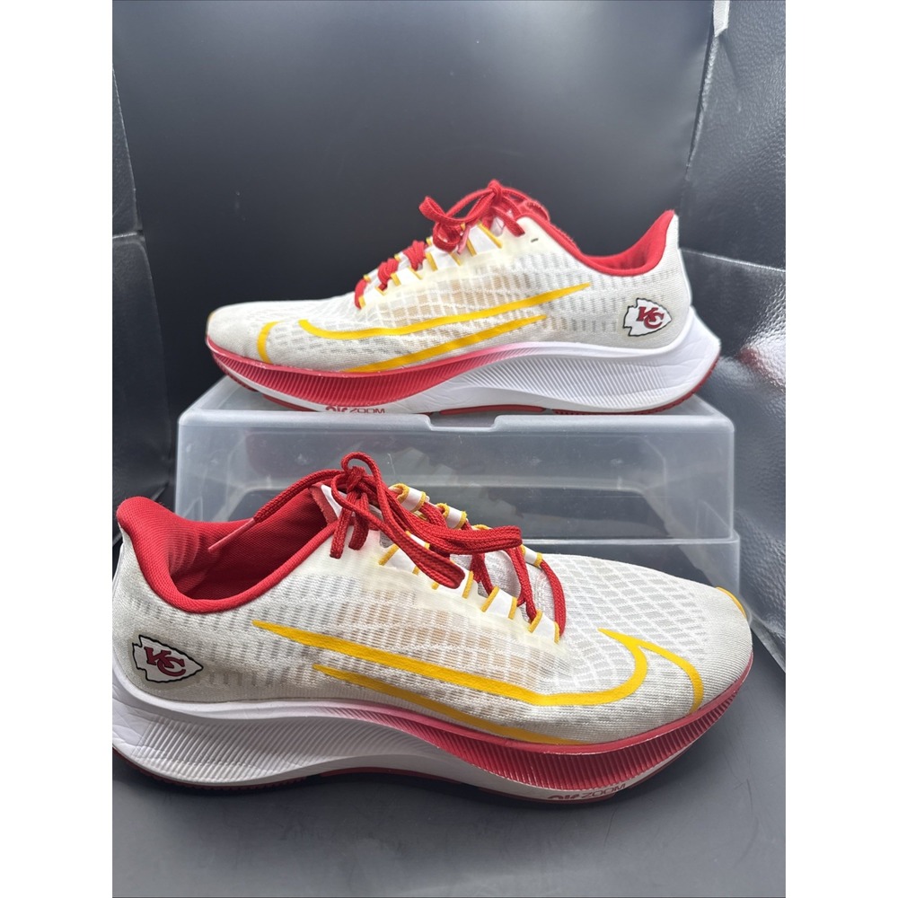 Nike Kansas City Chiefs Mens US 8 Zoom Pegasus 37 Running Shoes CZ5442-100